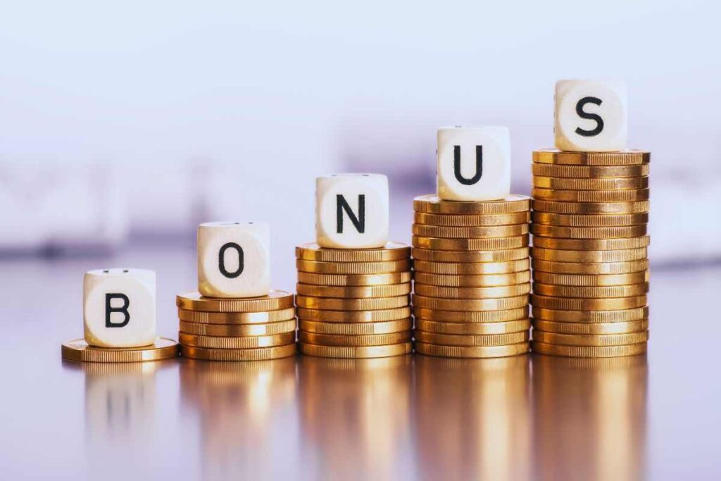 monete e scritta bonus